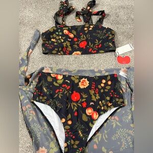 Cider bathing suit & sarong
